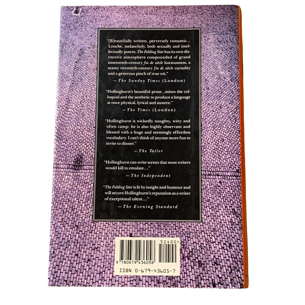 The Folding Star by Alan Hollinghurst‎ Hardcover Fiction Novel English - Picture 2 of 2